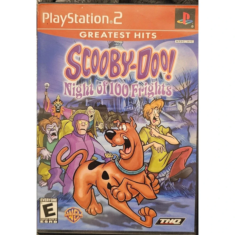 Scooby-Doo Night of 100 Frights PS2 PlayStation 2 Greatest Hits THQ CIB Manual